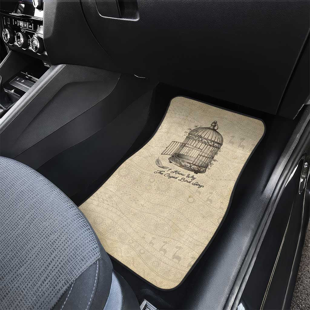 Maya Angelou Car Mats I Know Why The Caged Bird Sings - African Pride