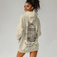Maya Angelou Hoodie Dress I Know Why The Caged Bird Sings - African Pride