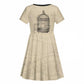 Maya Angelou Kid Short Sleeve Dress I Know Why The Caged Bird Sings - African Pride