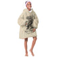 Maya Angelou Kid Wearable Blanket Hoodie I Know Why The Caged Bird Sings - African Pride