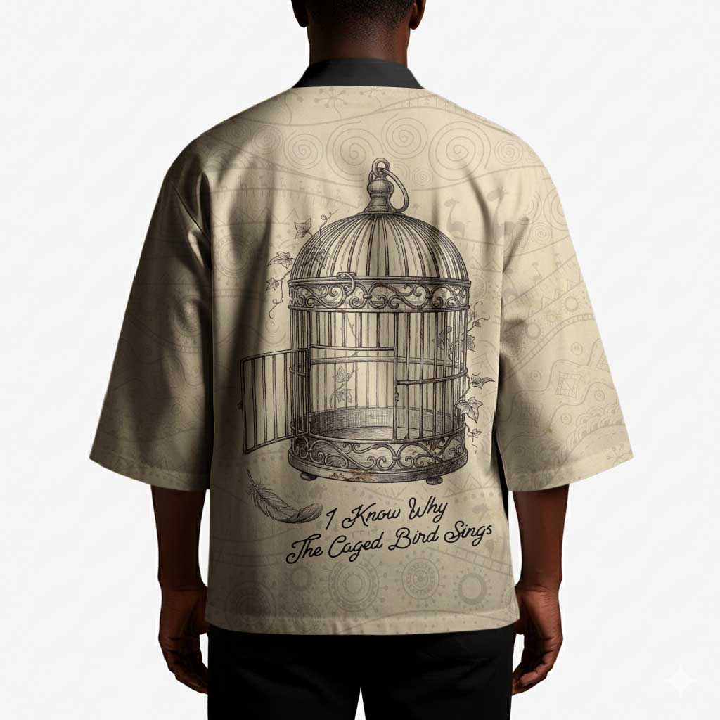 Maya Angelou Kimono I Know Why The Caged Bird Sings - African Pride
