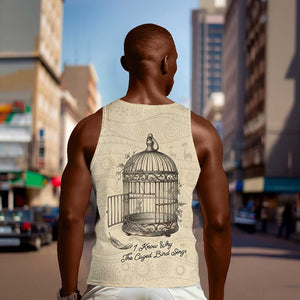 Maya Angelou Men Tank Top I Know Why The Caged Bird Sings - African Pride