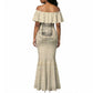Maya Angelou Mermaid Dress I Know Why The Caged Bird Sings - African Pride
