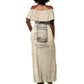 Maya Angelou Off Shoulder Maxi Dress I Know Why The Caged Bird Sings - African Pride