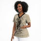 Maya Angelou Scrub Top I Know Why The Caged Bird Sings - African Pride