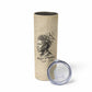 Maya Angelou Skinny Tumbler I Know Why The Caged Bird Sings - African Pride