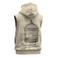 Maya Angelou Sleeveless Hoodie I Know Why The Caged Bird Sings - African Pride