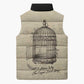 Maya Angelou Sleeveless Puffer Jacket I Know Why The Caged Bird Sings - African Pride