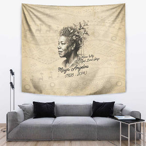 Maya Angelou Tapestry I Know Why The Caged Bird Sings - African Pride