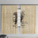Maya Angelou Window Curtain I Know Why The Caged Bird Sings - African Pride