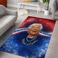 Maya Angelou Area Rug Inspirational Life Mission Quote Celebration of Joy Passion and Compassion - African Pride