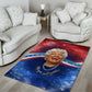 Maya Angelou Area Rug Inspirational Life Mission Quote Celebration of Joy Passion and Compassion - African Pride