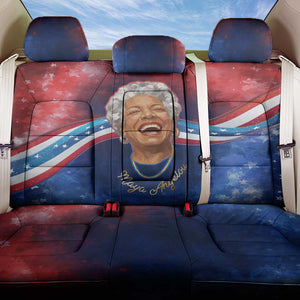 Maya Angelou Back Car Seat Cover Inspirational Life Mission Quote Celebration of Joy Passion and Compassion - African Pride