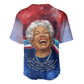 Maya Angelou Baseball Jersey Inspirational Life Mission Quote Celebration of Joy Passion and Compassion - African Pride