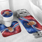Maya Angelou Bathroom Set Inspirational Life Mission Quote Celebration of Joy Passion and Compassion - African Pride