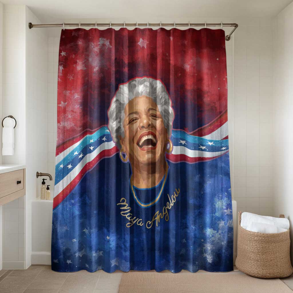 Maya Angelou Bathroom Set Inspirational Life Mission Quote Celebration of Joy Passion and Compassion - African Pride