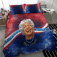 Maya Angelou Bedding Set Inspirational Life Mission Quote Celebration of Joy Passion and Compassion - African Pride