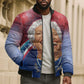 Maya Angelou Bomber Puffer Jacket Inspirational Life Mission Quote Celebration of Joy Passion and Compassion - African Pride