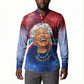 Maya Angelou Button Sweatshirt Inspirational Life Mission Quote Celebration of Joy Passion and Compassion