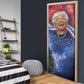 Maya Angelou Door Cover Inspirational Life Mission Quote Celebration of Joy Passion and Compassion - African Pride