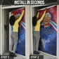 Maya Angelou Door Cover Inspirational Life Mission Quote Celebration of Joy Passion and Compassion - African Pride