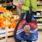 Maya Angelou Grocery Bag Inspirational Life Mission Quote Celebration of Joy Passion and Compassion - African Pride