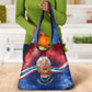 Maya Angelou Grocery Bag Inspirational Life Mission Quote Celebration of Joy Passion and Compassion - African Pride