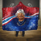 Maya Angelou Hooded Blanket Inspirational Life Mission Quote Celebration of Joy Passion and Compassion - African Pride