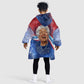 Maya Angelou Kid Wearable Blanket Hoodie Inspirational Life Mission Quote Celebration of Joy Passion and Compassion - African Pride
