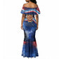 Maya Angelou Mermaid Dress Inspirational Life Mission Quote Celebration of Joy Passion and Compassion - African Pride