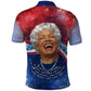 Maya Angelou Polo Shirt Inspirational Life Mission Quote Celebration of Joy Passion and Compassion - African Pride