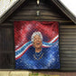 Maya Angelou Quilt Inspirational Life Mission Quote Celebration of Joy Passion and Compassion - African Pride