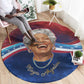 Maya Angelou Round Carpet Inspirational Life Mission Quote Celebration of Joy Passion and Compassion - African Pride