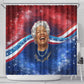 Maya Angelou Shower Curtain Inspirational Life Mission Quote Celebration of Joy Passion and Compassion - African Pride