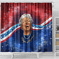 Maya Angelou Shower Curtain Inspirational Life Mission Quote Celebration of Joy Passion and Compassion - African Pride