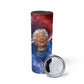Maya Angelou Skinny Tumbler Inspirational Life Mission Quote Celebration of Joy Passion and Compassion - African Pride
