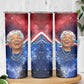 Maya Angelou Skinny Tumbler Inspirational Life Mission Quote Celebration of Joy Passion and Compassion - African Pride