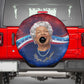 Maya Angelou Spare Tire Cover Inspirational Life Mission Quote Celebration of Joy Passion and Compassion - African Pride