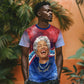 Maya Angelou T shirt Inspirational Life Mission Quote Celebration of Joy Passion and Compassion - African Pride