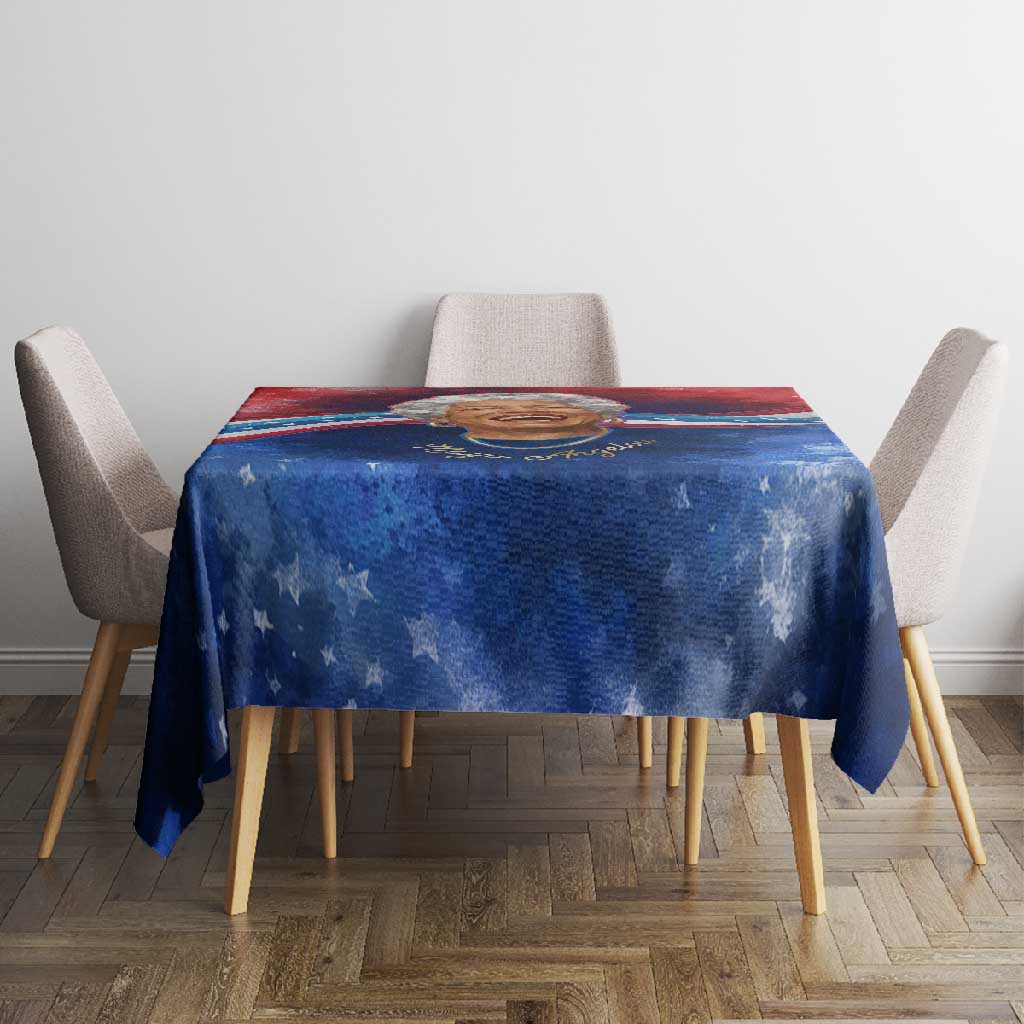 Maya Angelou Tablecloth Inspirational Life Mission Quote Celebration of Joy Passion and Compassion - African Pride