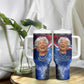 Maya Angelou Tumbler With Handle Inspirational Life Mission Quote Celebration of Joy Passion and Compassion - African Pride