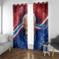 Maya Angelou Window Curtain Inspirational Life Mission Quote Celebration of Joy Passion and Compassion - African Pride