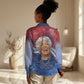 Maya Angelou Women Casual Shirt Inspirational Life Mission Quote Celebration of Joy Passion and Compassion - African Pride