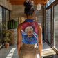 Maya Angelou Women Sleeveless Polo Shirt Inspirational Life Mission Quote Celebration of Joy Passion and Compassion - African Pride