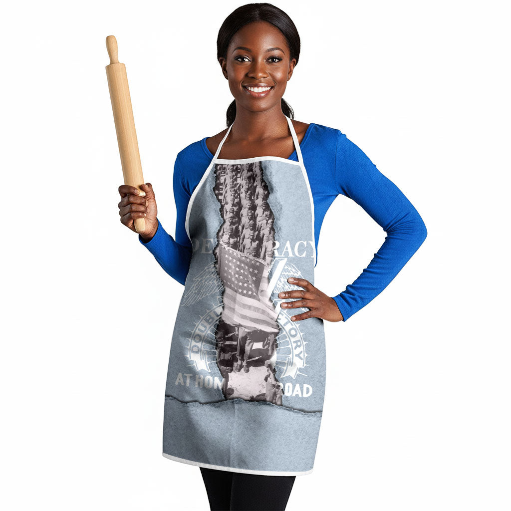 Double V Campaign American Democracy Apron Military Buffalo Soldiers ...