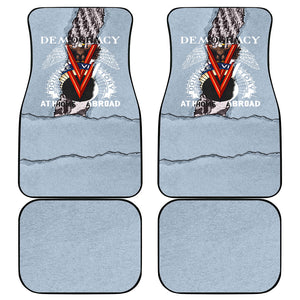 Double V Campaign American Democracy Car Mats Military Buffalo Soldiers World War II Heritage Art
