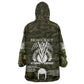 Double V Campaign American History 1942 Kid Wearable Blanket Hoodie Military Camouflage Tuskegee Airmen World War II