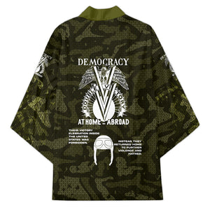 Double V Campaign American History 1942 Kimono Military Camouflage Tuskegee Airmen World War II
