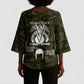 Double V Campaign American History 1942 Kimono Sleeve Blouse Military Camouflage Tuskegee Airmen World War II