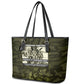 Double V Campaign American History 1942 Leather Tote Bag Military Camouflage Tuskegee Airmen World War II